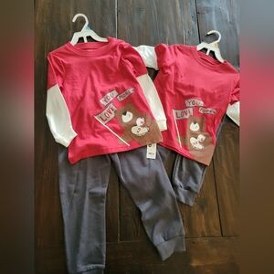 Kids Set - Red and Gray